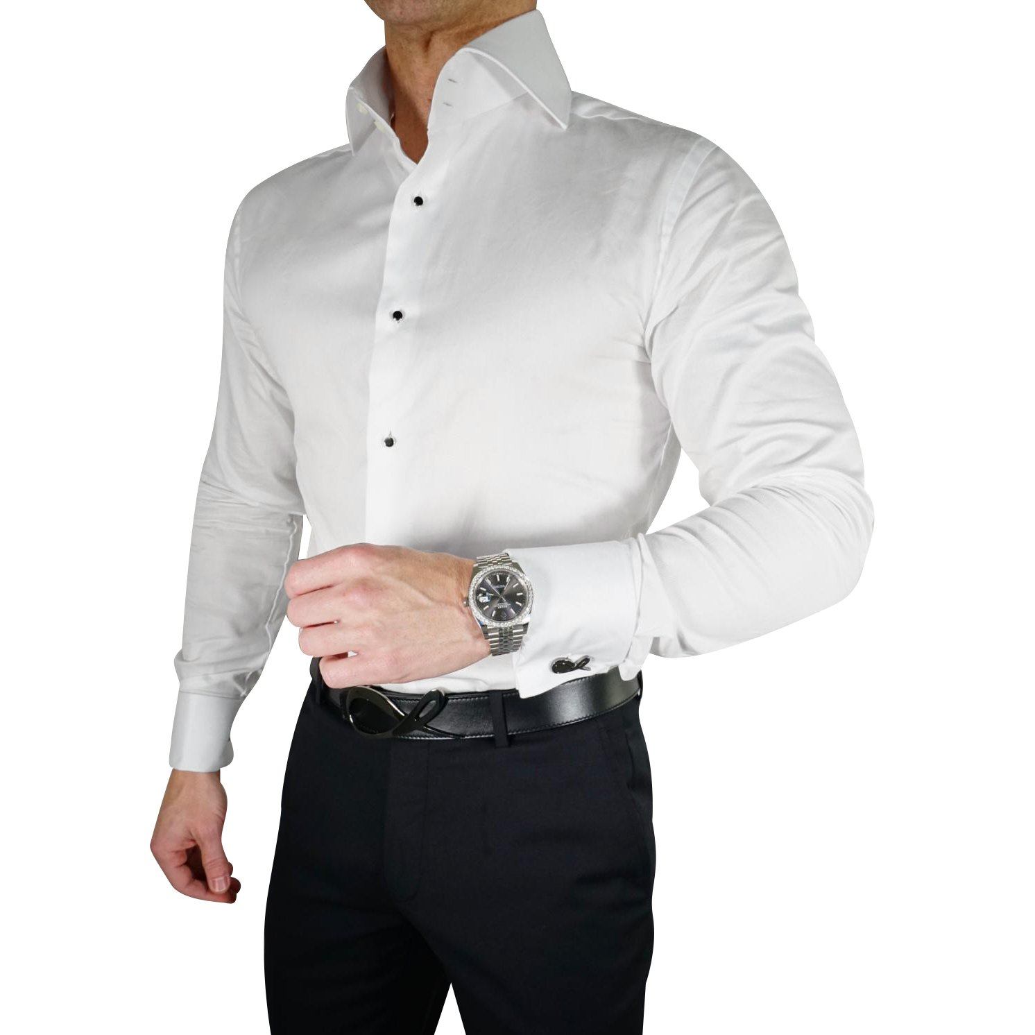 White Classico Tuxedo Shirt @ The Vault - Sebastian Couture product image