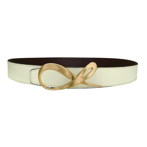 Classica Cacao Mascarpone Rose Gold Belt