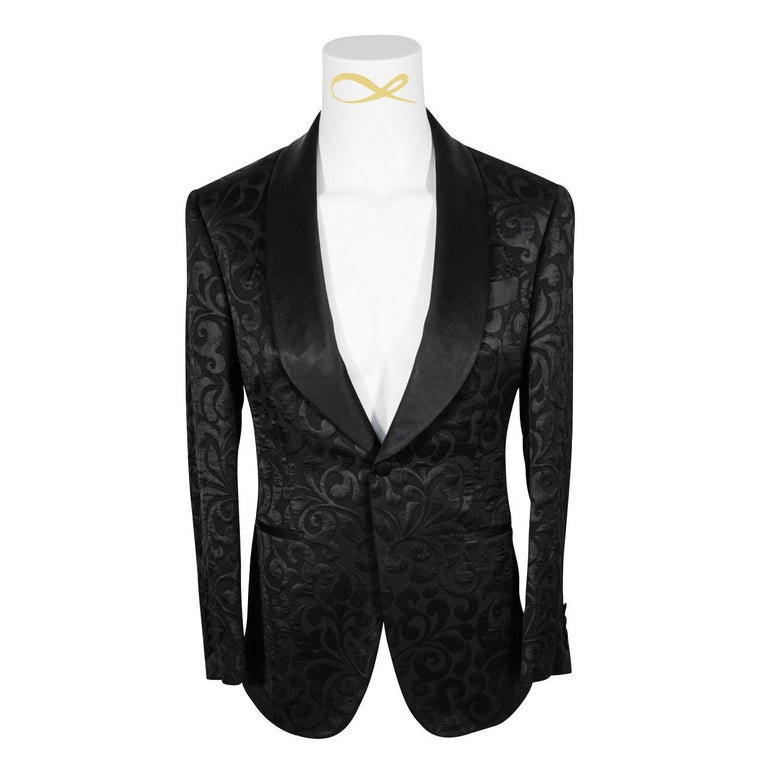 Black Paisley Dinner Jacket