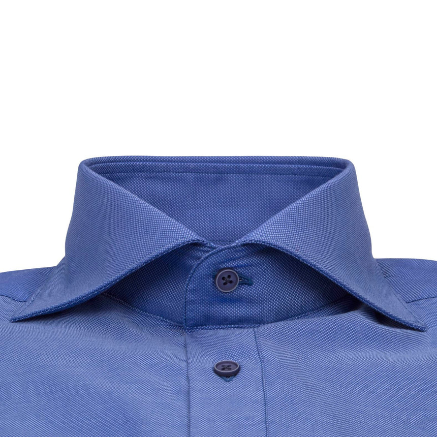 Denim Lapis Weavetex Dress Shirt