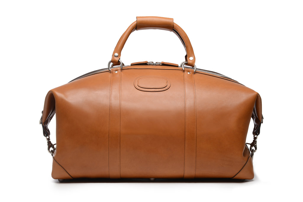 leather weekender