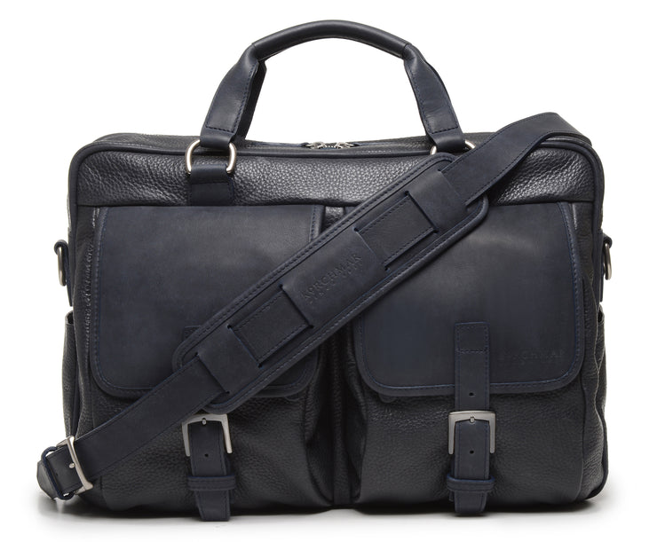 The Barton By Korchmar - Full Grain Leather Laptop Briefcase