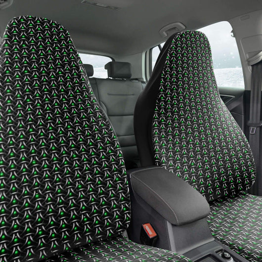 Green Chainmail Hoodoo Hex Car Seat Covers - MailleWerX