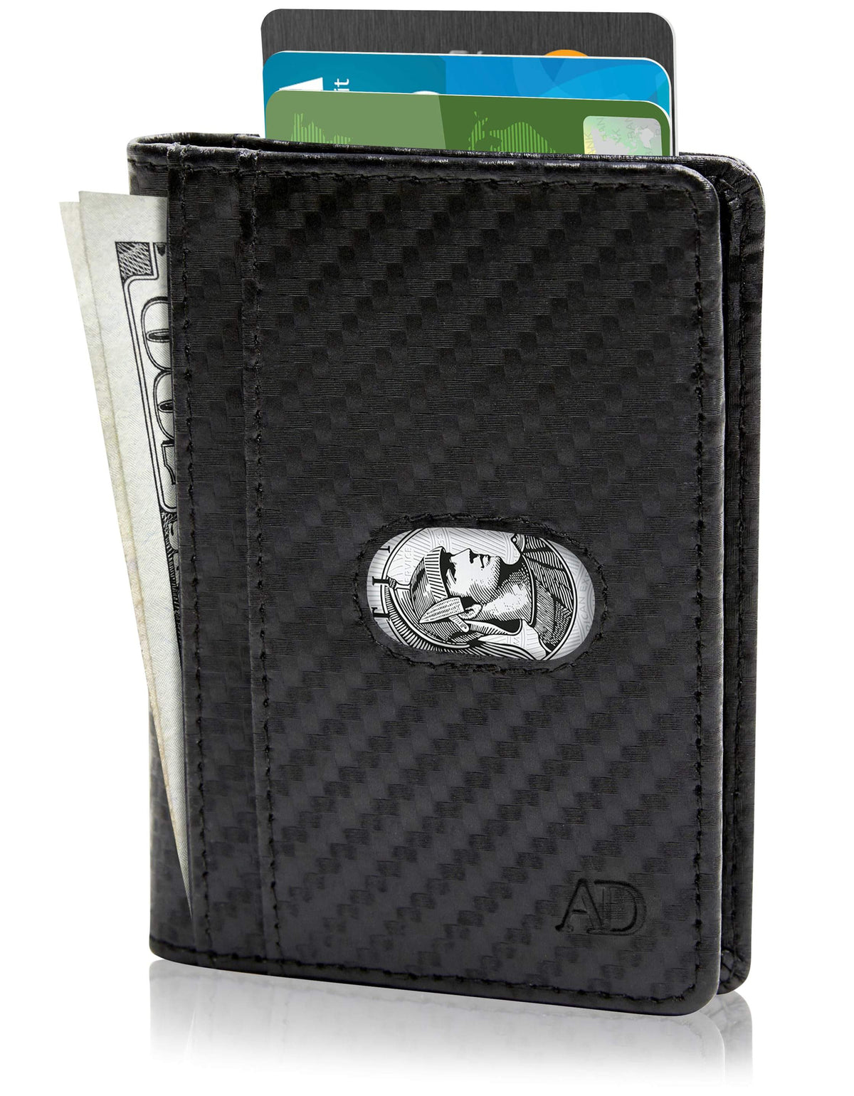 Genuine Leather Slim Bifold Wallet W/ Pull Strap | Access Accessories