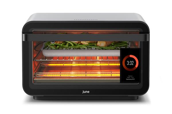 June Oven June Oven 9-Slice Chrome Convection Toaster Oven (1800-Watt) in  the Toaster Ovens department at