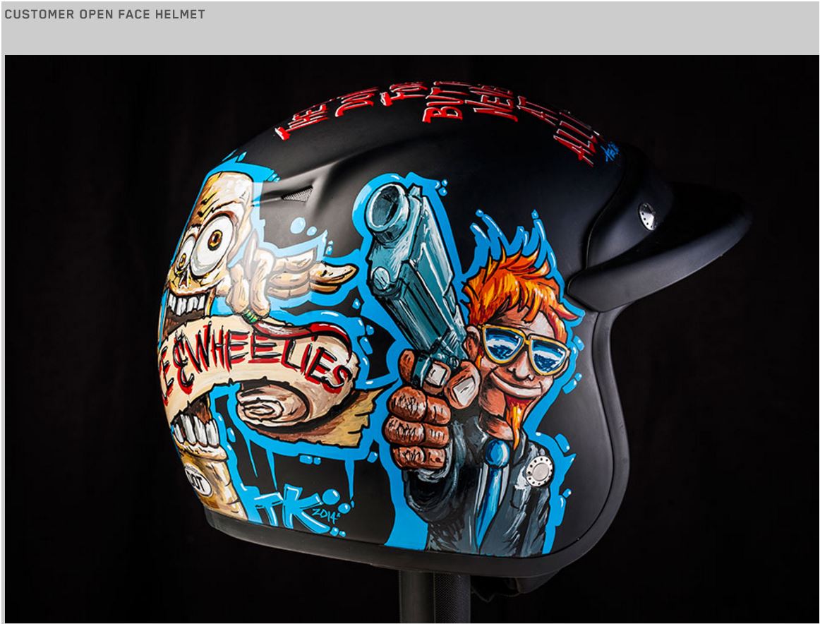 Troy Lee Designs – Design Painting – Custom Painting of Motorcycle Helmets Peek Look 2016 – TLD – Bike Helmets, Auto Helmets