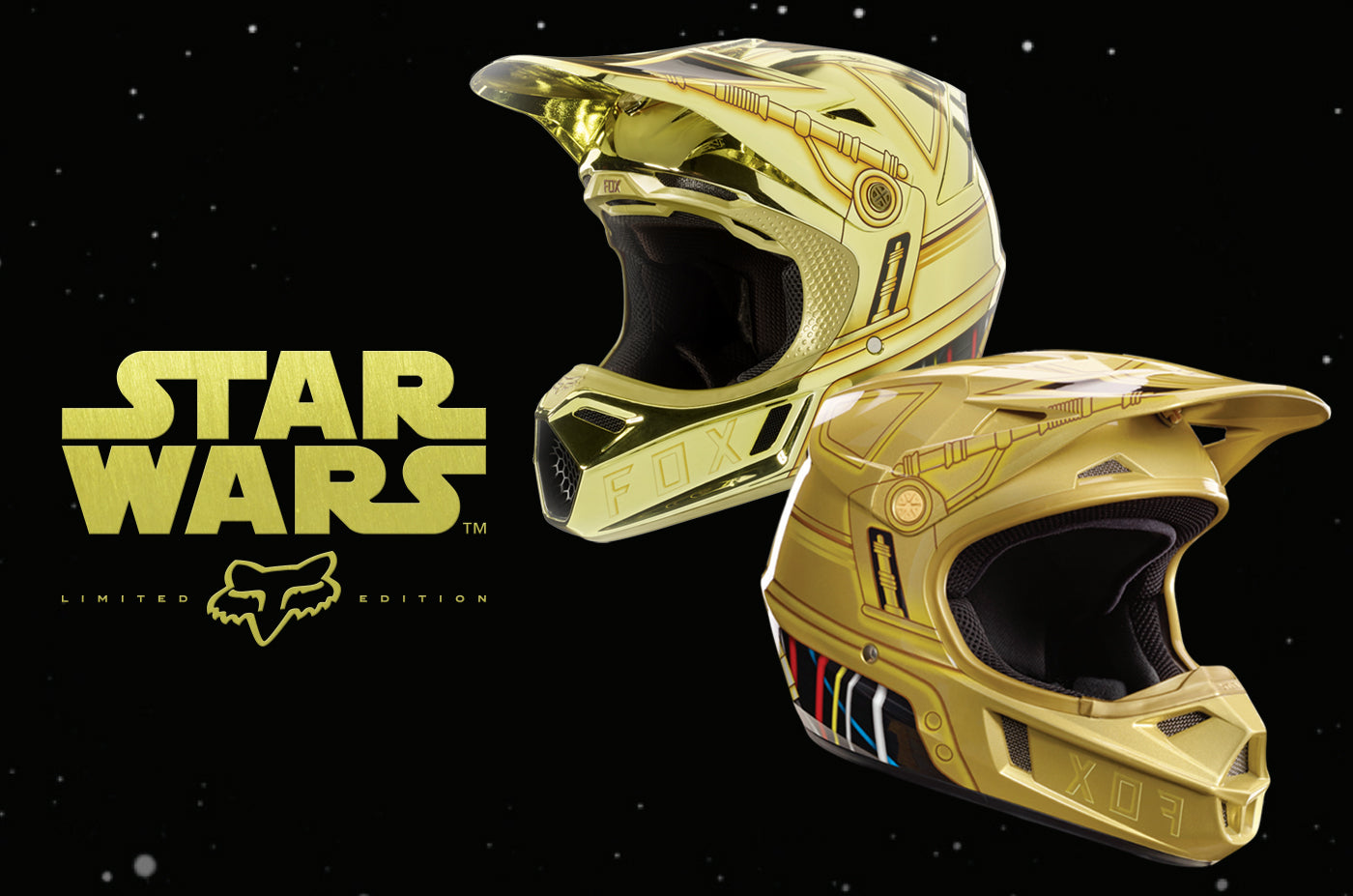 Fox Racing 2016 Star Wars C3PO Helmets Limited Edition Overview