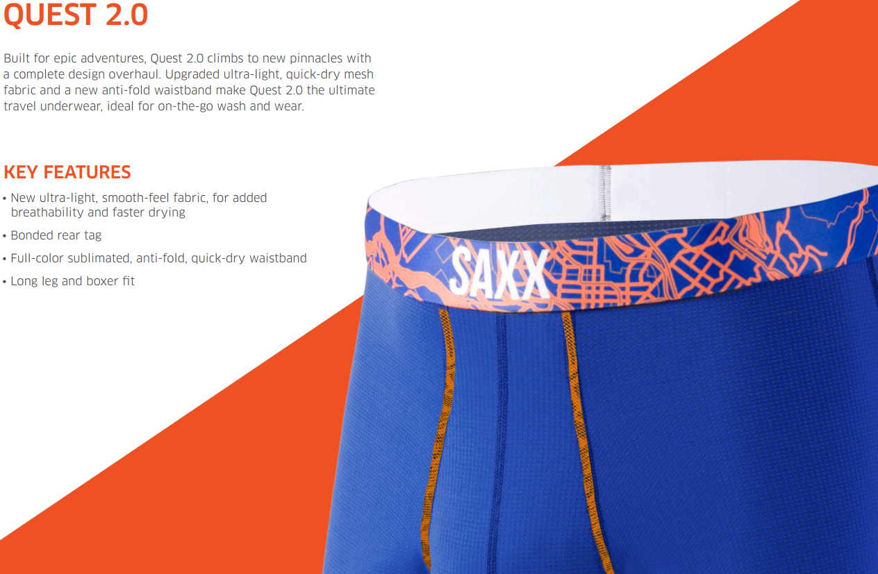 SAXX Mens Underwear Spring 2016 Annual Lookbook
