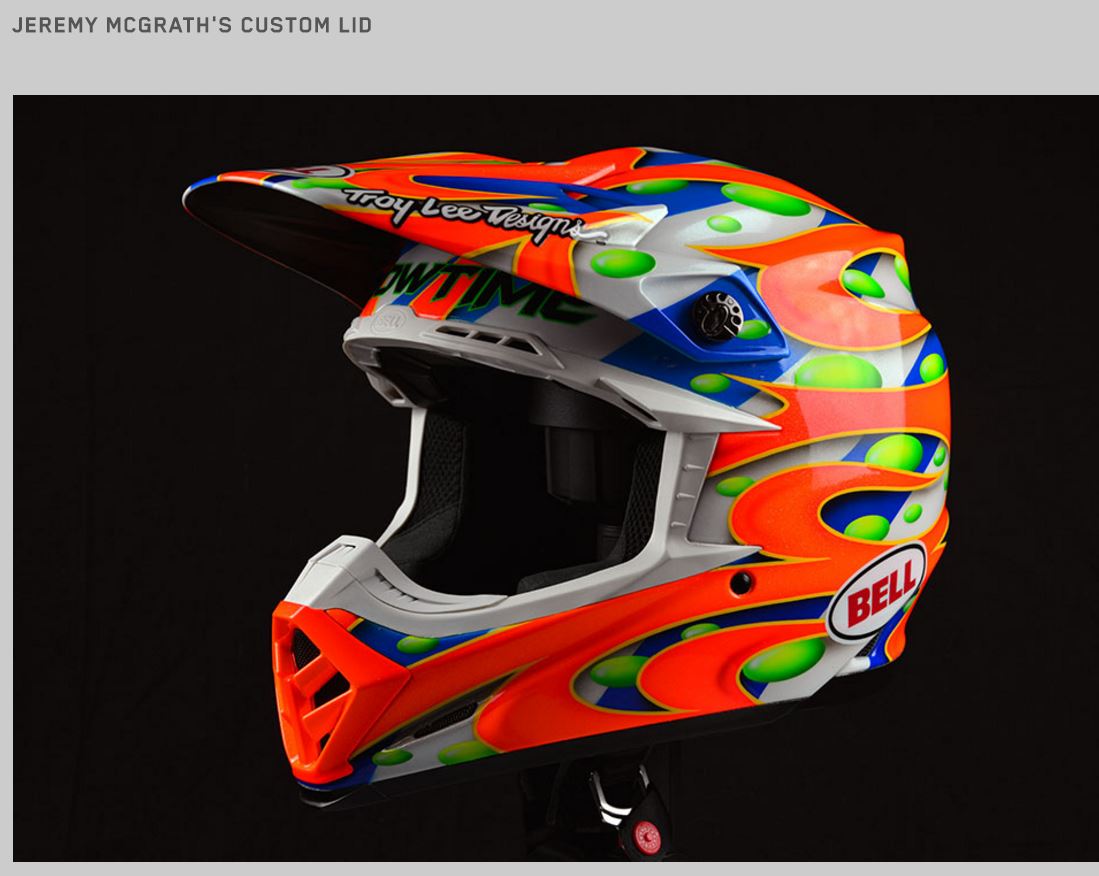 Troy Lee Designs – Design Painting – Custom Painting of Motorcycle Helmets Peek Look 2016 – TLD – Bike Helmets, Auto Helmets