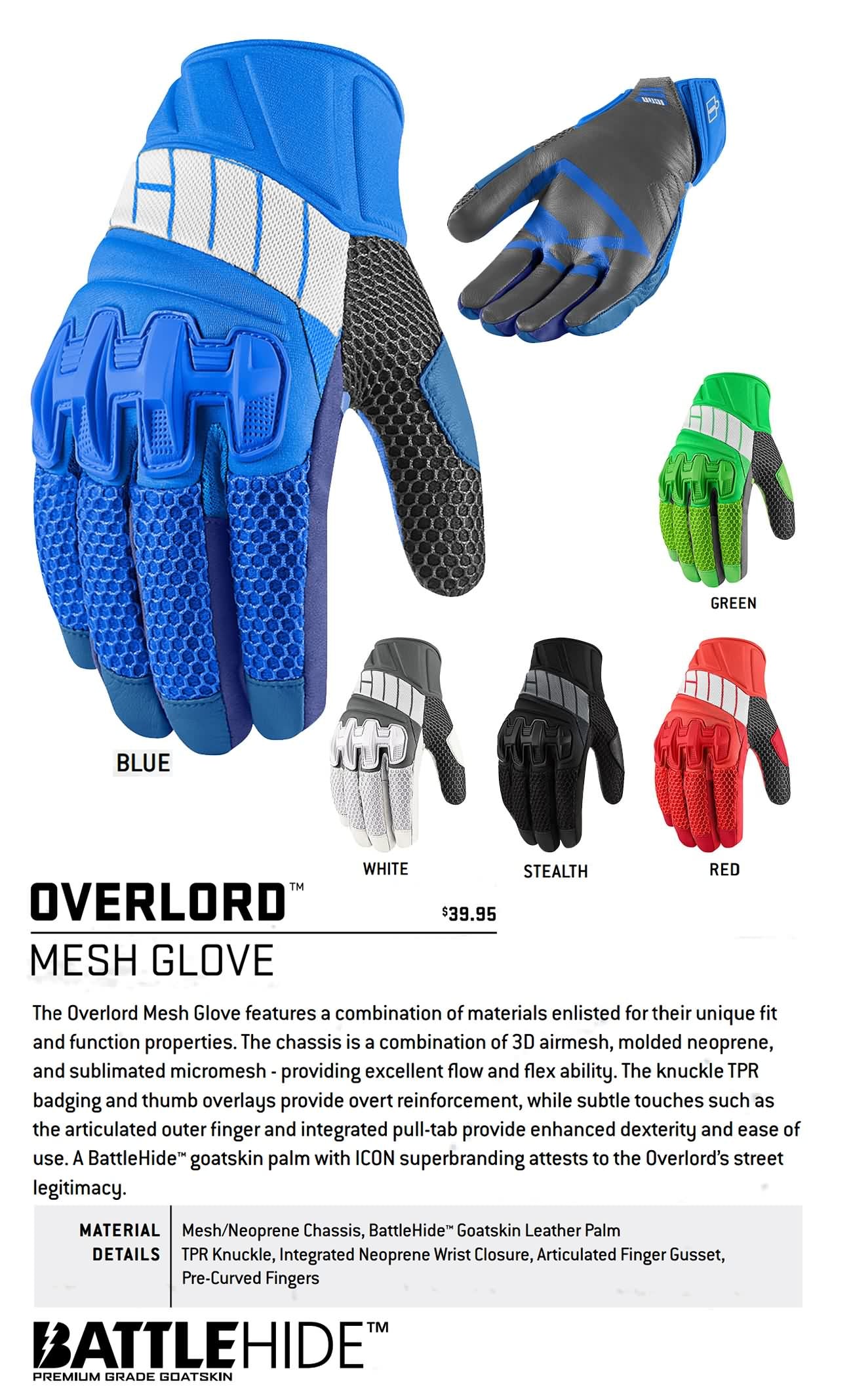 Icon Motorsports Spring 2016 Motorcycle Gloves Lookbook