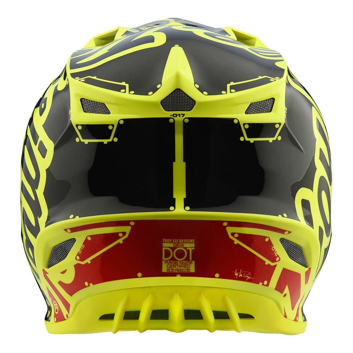 Troy Lee Designs SE4 Polyacrylite Off-Road Racing Motorcycle MX Helmet ...