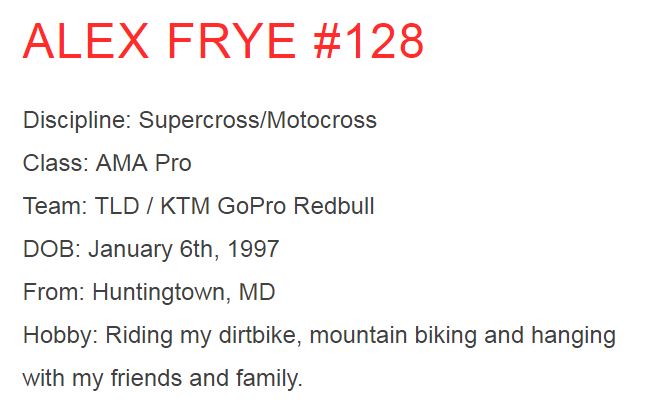 Troy Lee Designs TLD Pro MotoX Athletes - OffRoad - Dirt MX - Supercross - Team KTM Factory KTM Pro MX Off Road Riders Team