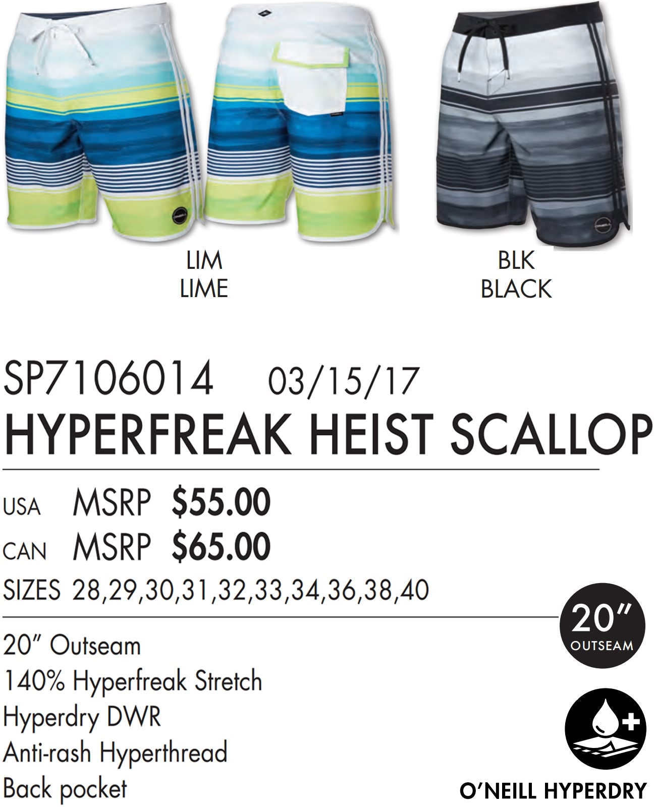 O'neill Surf Mens Summer 2017 Freak Series Boardshorts Review