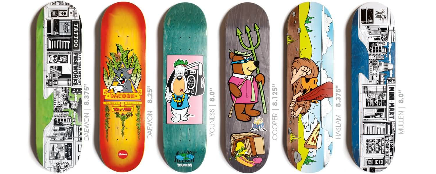 Almost X Hanna Barbera Skateboard Deck Collection