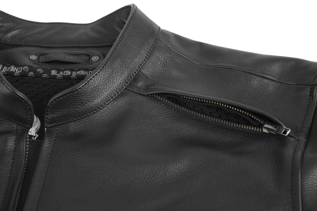 Black Brand Motorcycle Clothing Mens Jackets Collection