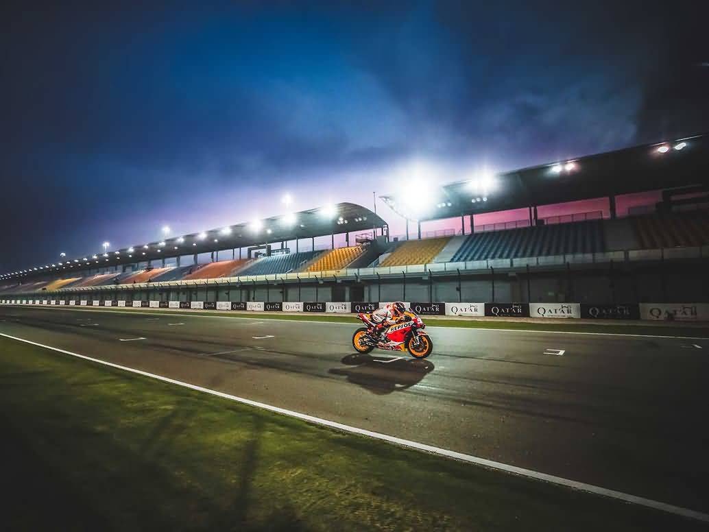 The MotoGP class won’t be kicking off the 2020 season under the lights of Losail, as concerns over the coronavirus outbreak have forced officials to cancel the event.Honda Racing