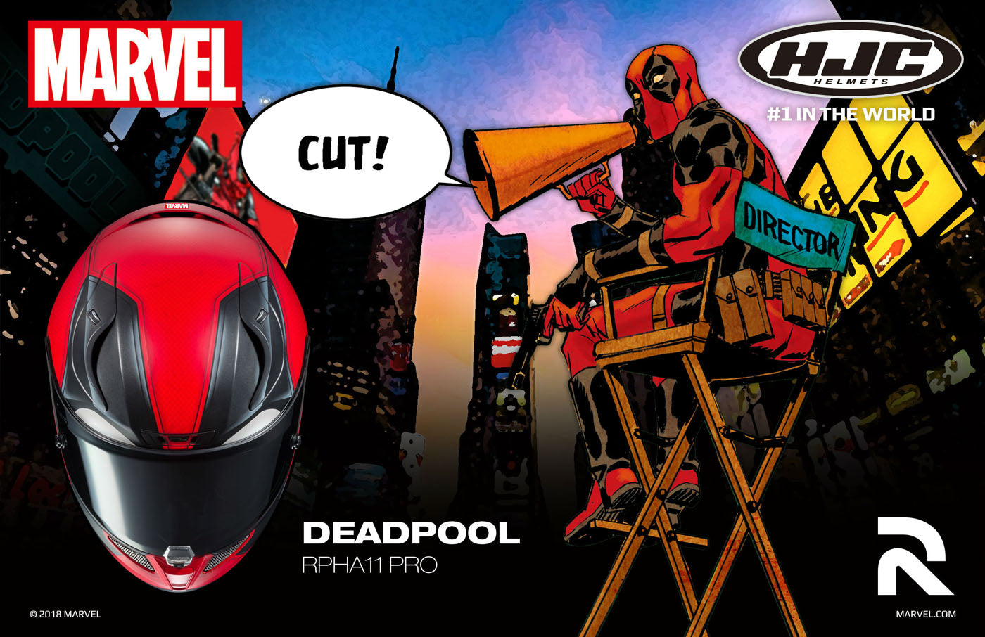 HJC 2018 | RPHA 11 Deadpool II Street Helmet