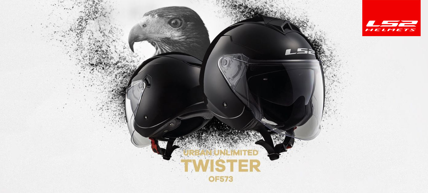 LS2 Motorcycle Helmets 2018 | Twister OF573 Cruiser Collection