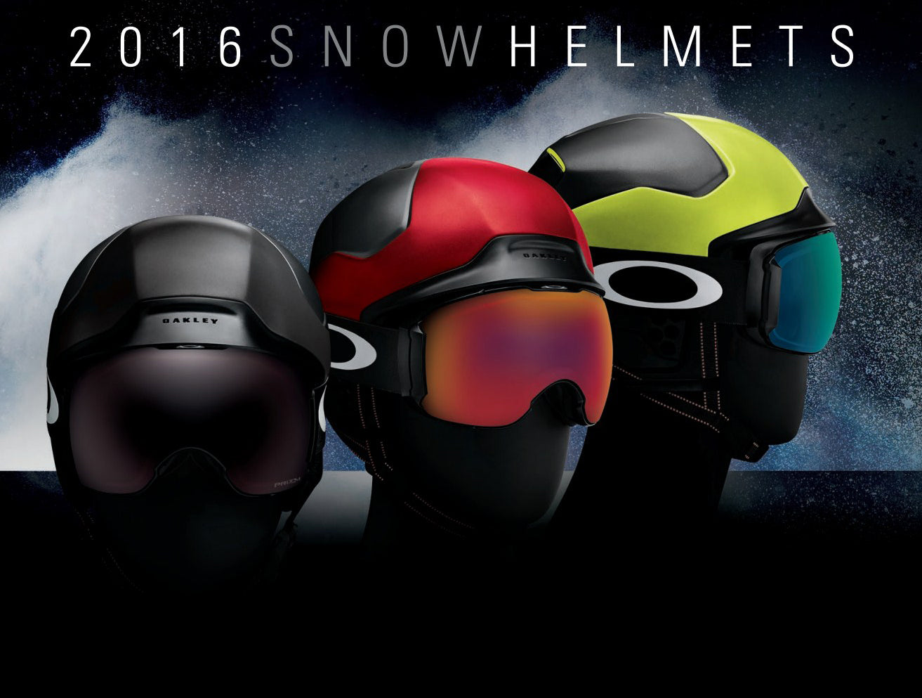  Oakley Snow Goggles and Helmets 2016