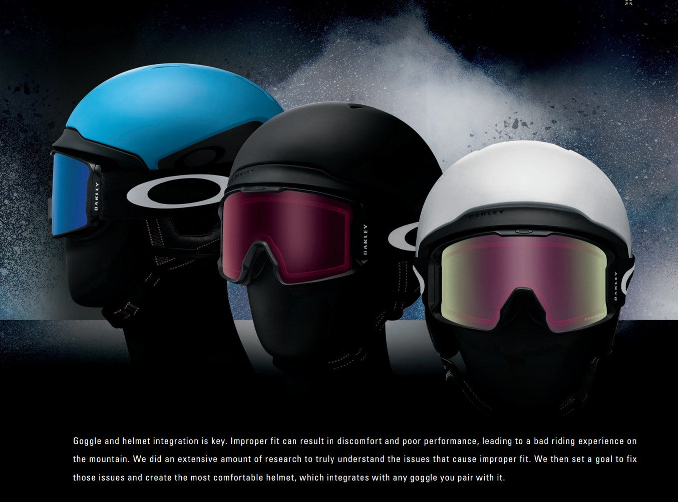  Oakley Snow Goggles and Helmets 2016