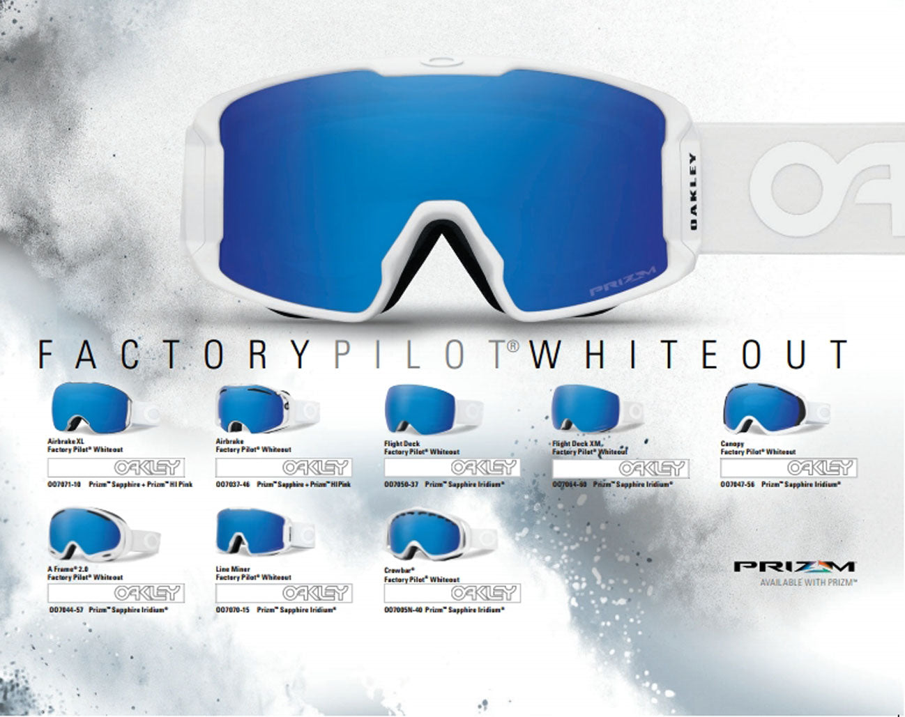  Oakley Snow Goggles and Helmets 2016