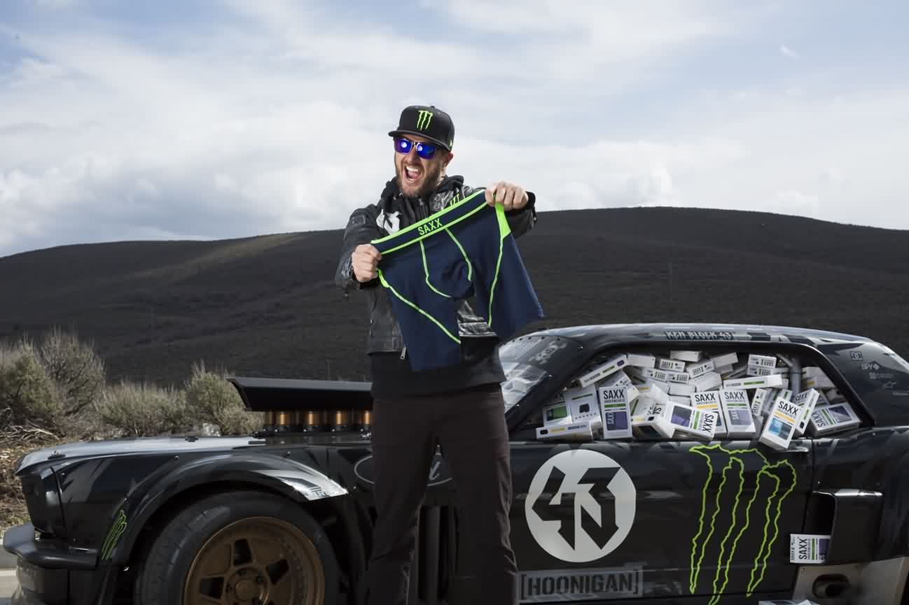 Saxx Mens Underwear Ambassador and Athlete 2017 - KEN BLOCK