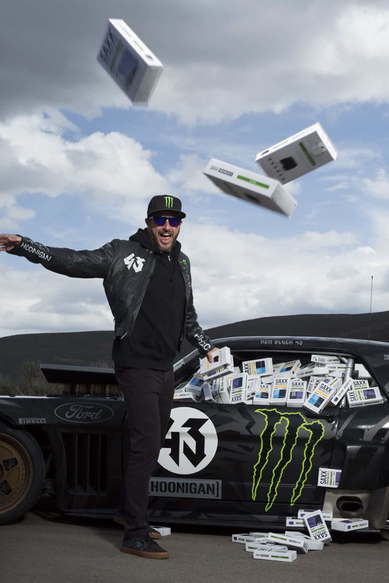 Saxx Mens Underwear Ambassador and Athlete 2017 - KEN BLOCK