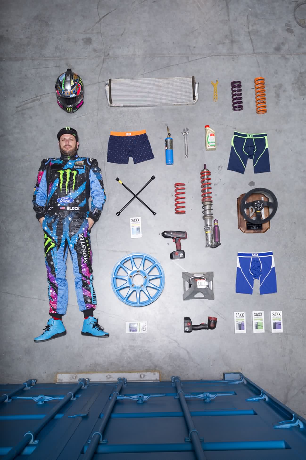 Saxx Mens Underwear Ambassador and Athlete 2017 - KEN BLOCK