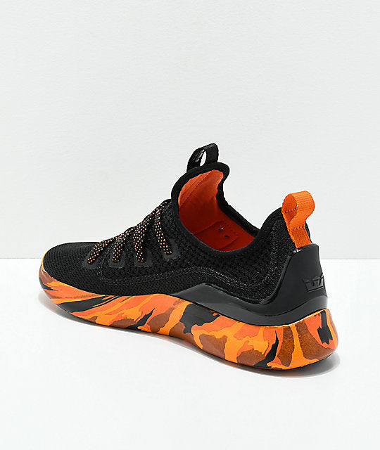 Supra x Rothco Factor Black & Savage Orange Camo Shoes