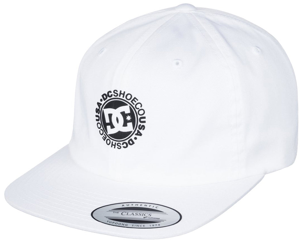 DC Shoes 2018 94 Collection Core Twill Dad Hat Snow White - WBB0