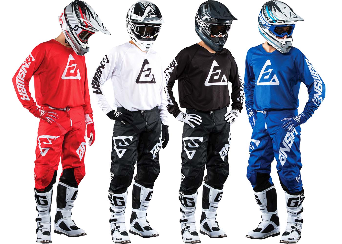 Answer Racing A18 Elite Motorcycle Motocross Riding Apparel Collection ...