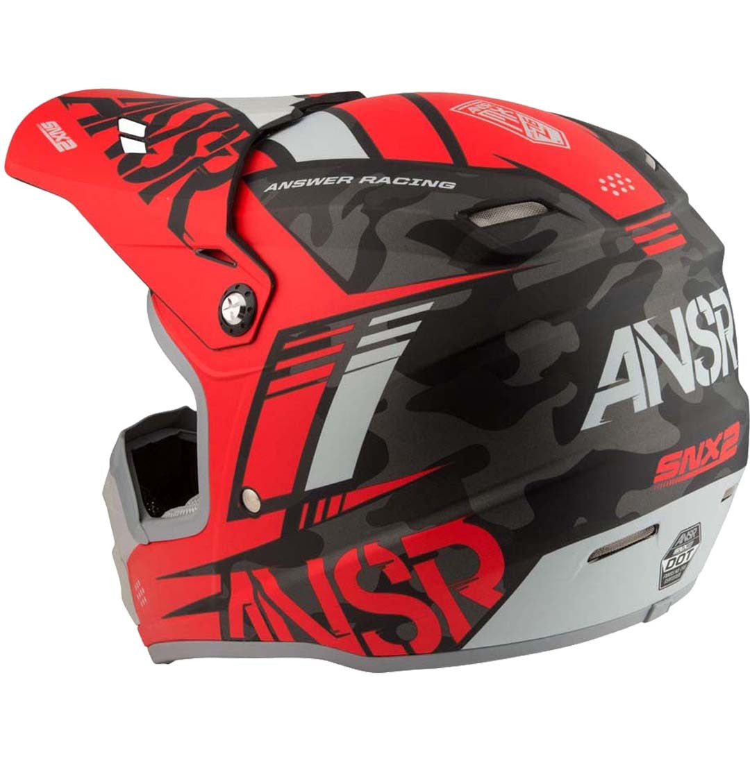 Answer Racing MotoX 2017 SNX 2 Offroad Motocross Motorcycle Helmet