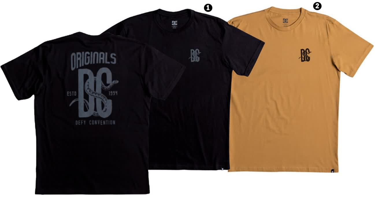 DC Shoes Summer 2017 Mens Tees Apparel Collection