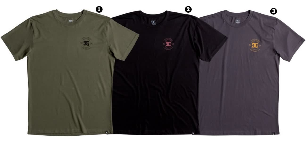 DC Shoes Summer 2017 Mens Tees Apparel Collection