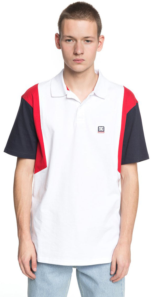 DC Shoes 2018 94 Collection Fenton Polo Shirt Snow White - BYG0