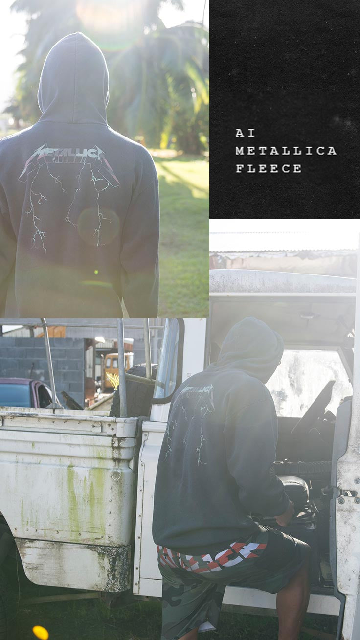 AI METALLICA FLEECE