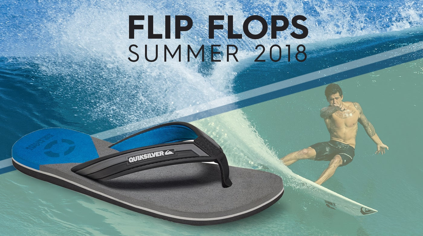 Quiksilver Surf Summer 2018 Footwear Haustrom.com Shop Action Flip Collection Flops – Beach Sports | Mens