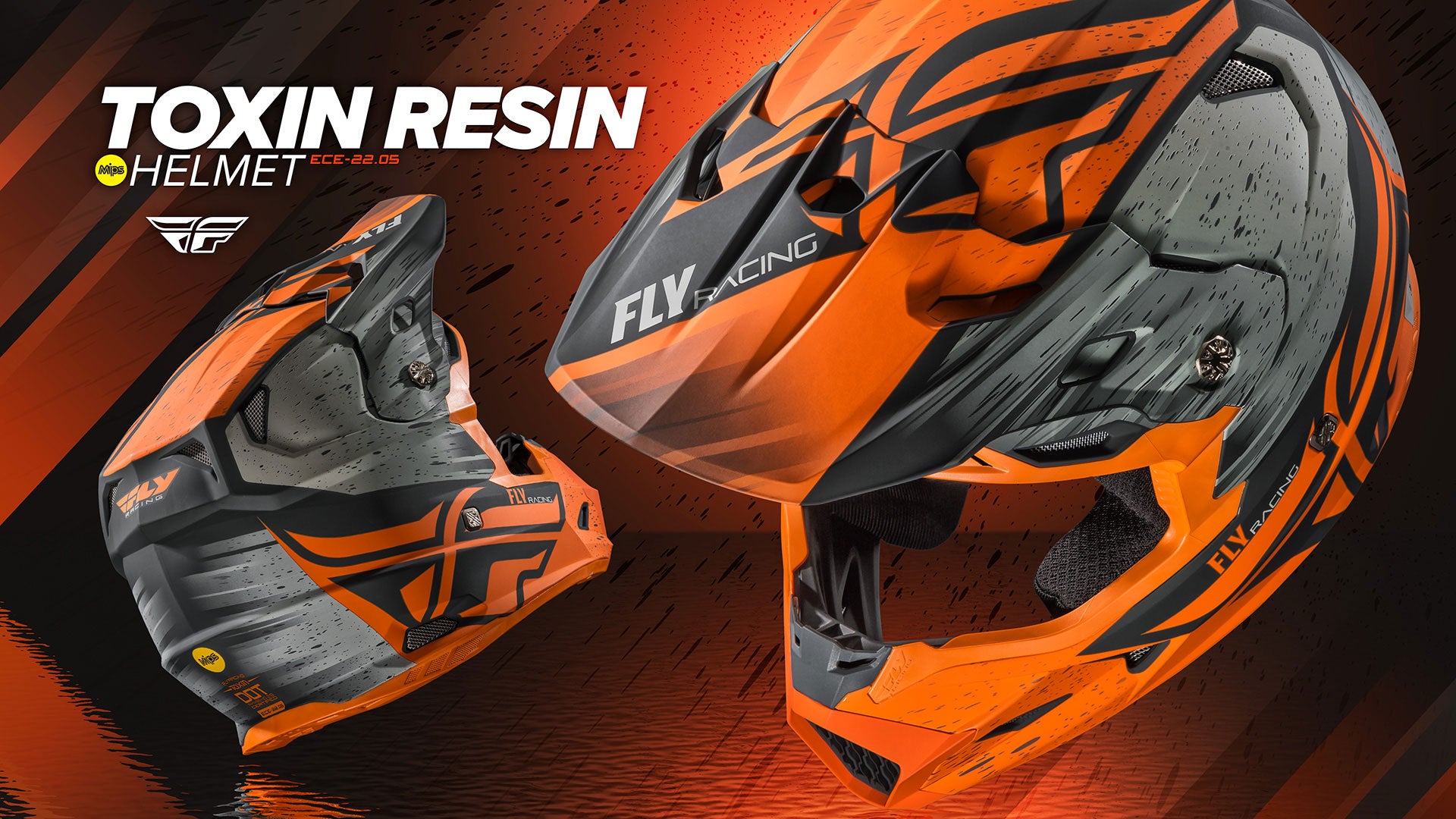 Fly Racing MX 2018 | Toxin Resin MIPS Off-Road Motorcycle Helmets