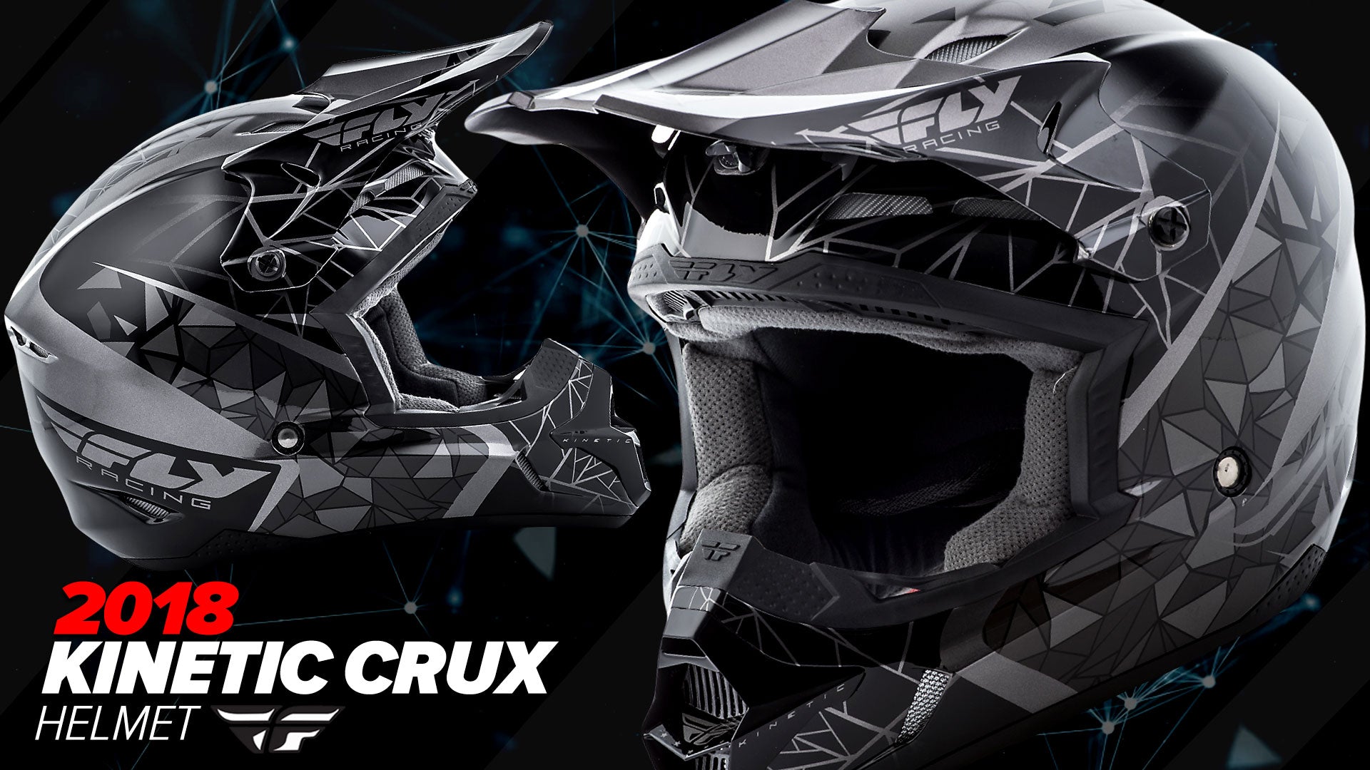 Fly Racing MX 2018 | Kinetic Crux Off-Road Motorcycle Helmets