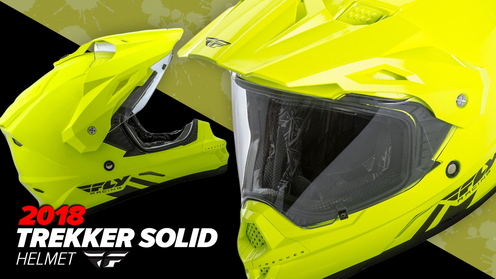 Fly Racing MX 2018 | Trekker Solid Motorcycle Helmets