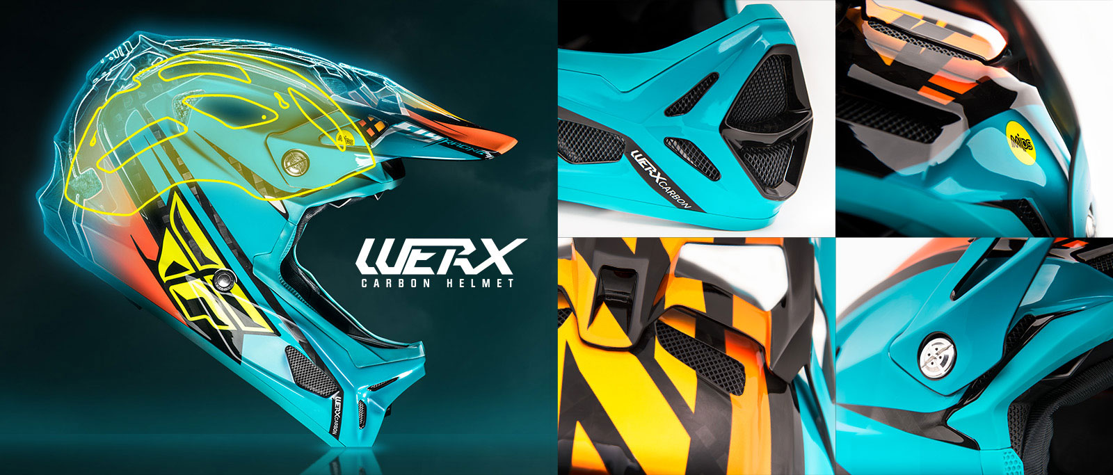 Fly Racing MX 2018 | Werx Mountain Bicycle Racing Helmets