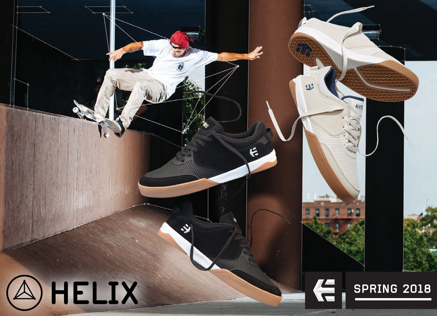 Etnies Skate Spring 2018 Helix Shoes Footwear Collection