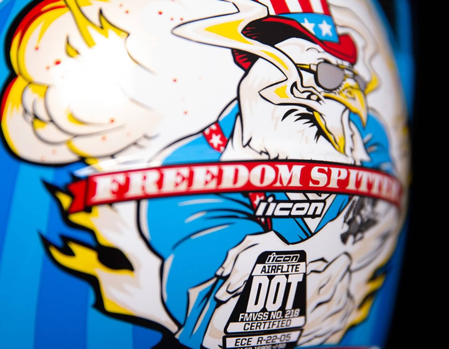 Icon Racing 2019 | Airflite Helmet Freedom Spitter - Glory