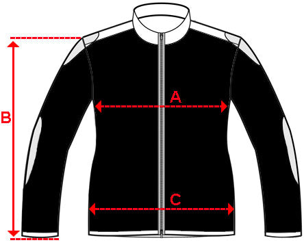 Fox Racing Jacket Size Chart