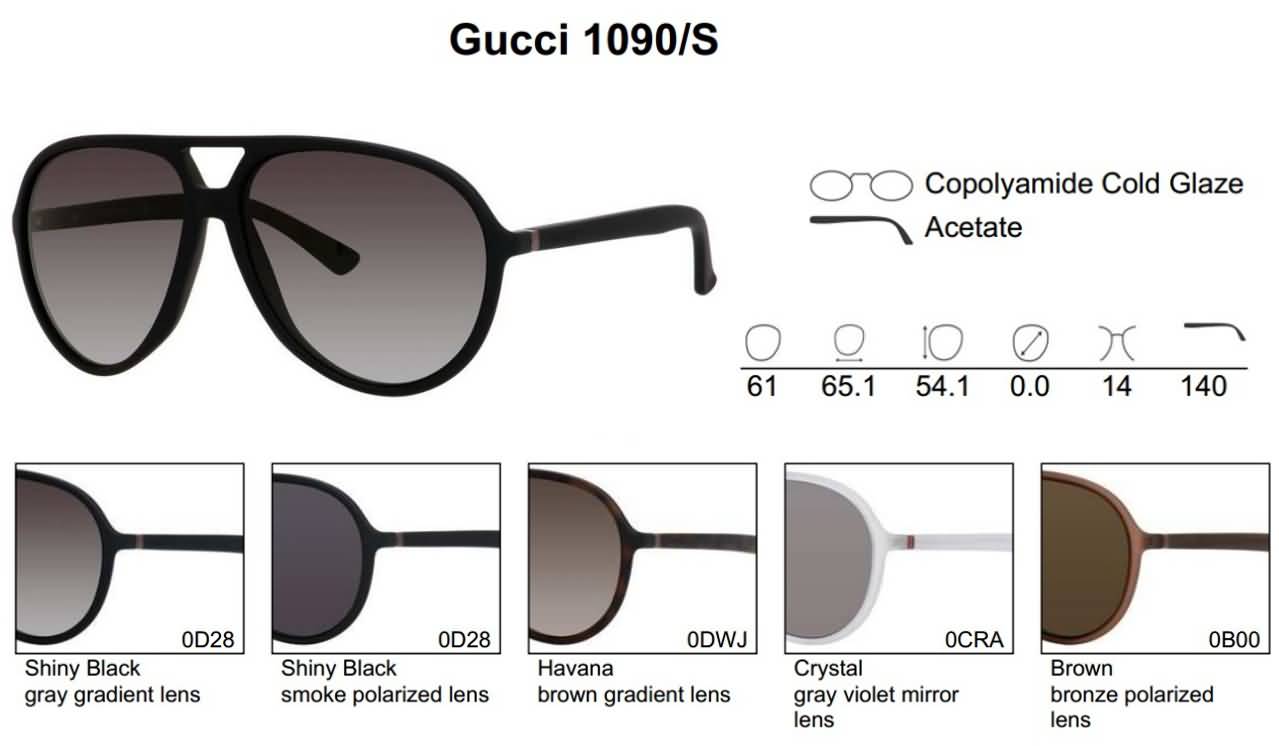 Gucci Eyewear Men's Aviator Fashion Sunglasses