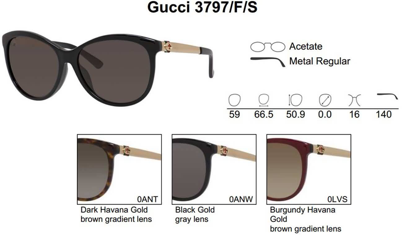 Gucci Eyewear Women's Round Fashion Sunglasses