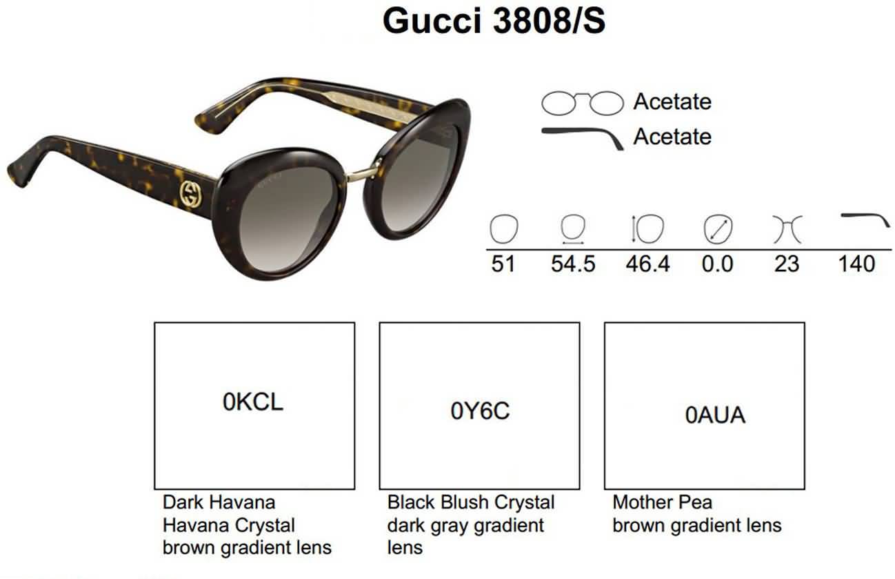 Gucci Eyewear Women's Round Fashion Sunglasses