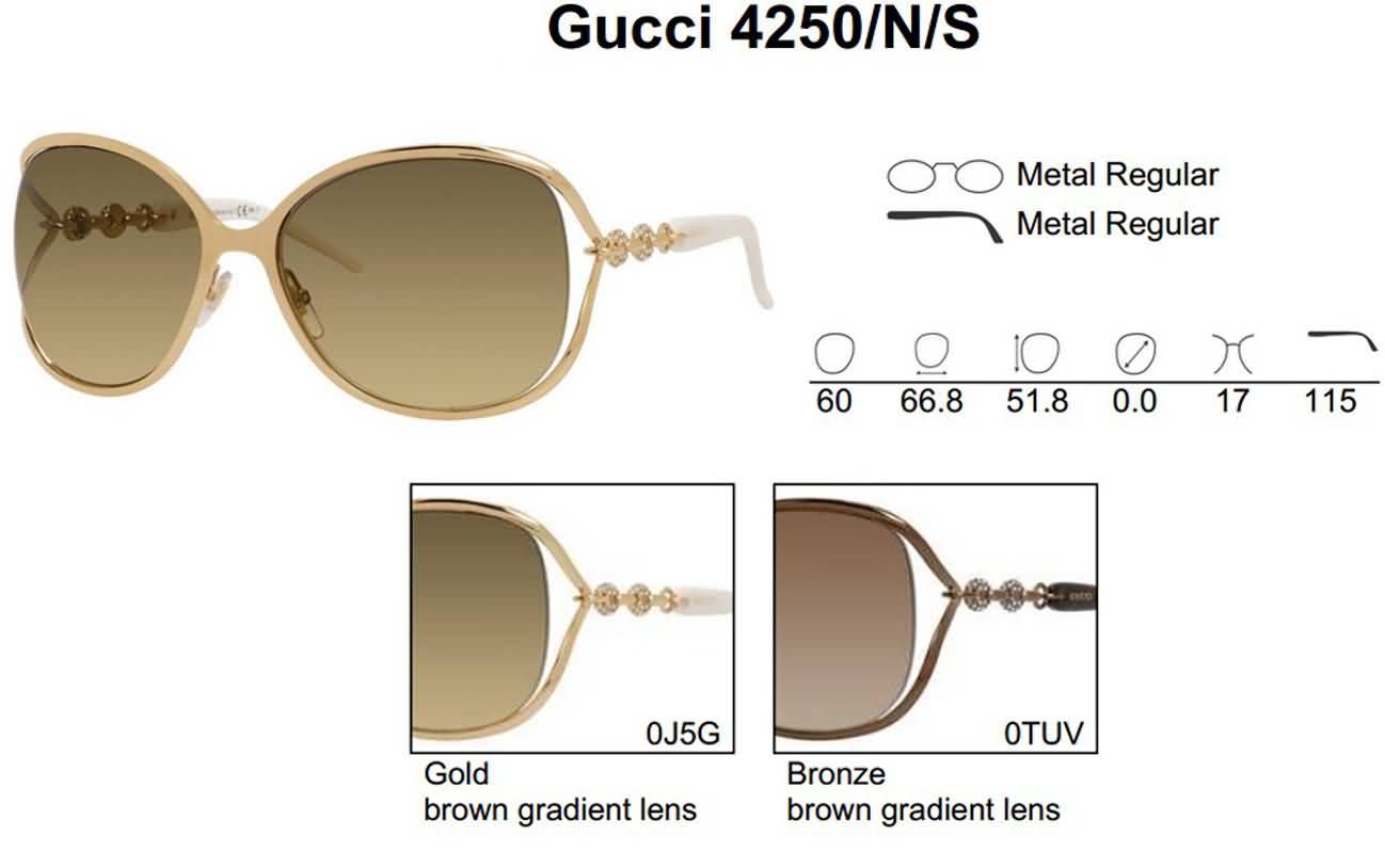 Gucci Eyewear Women's Oversized Fashion Sunglasses