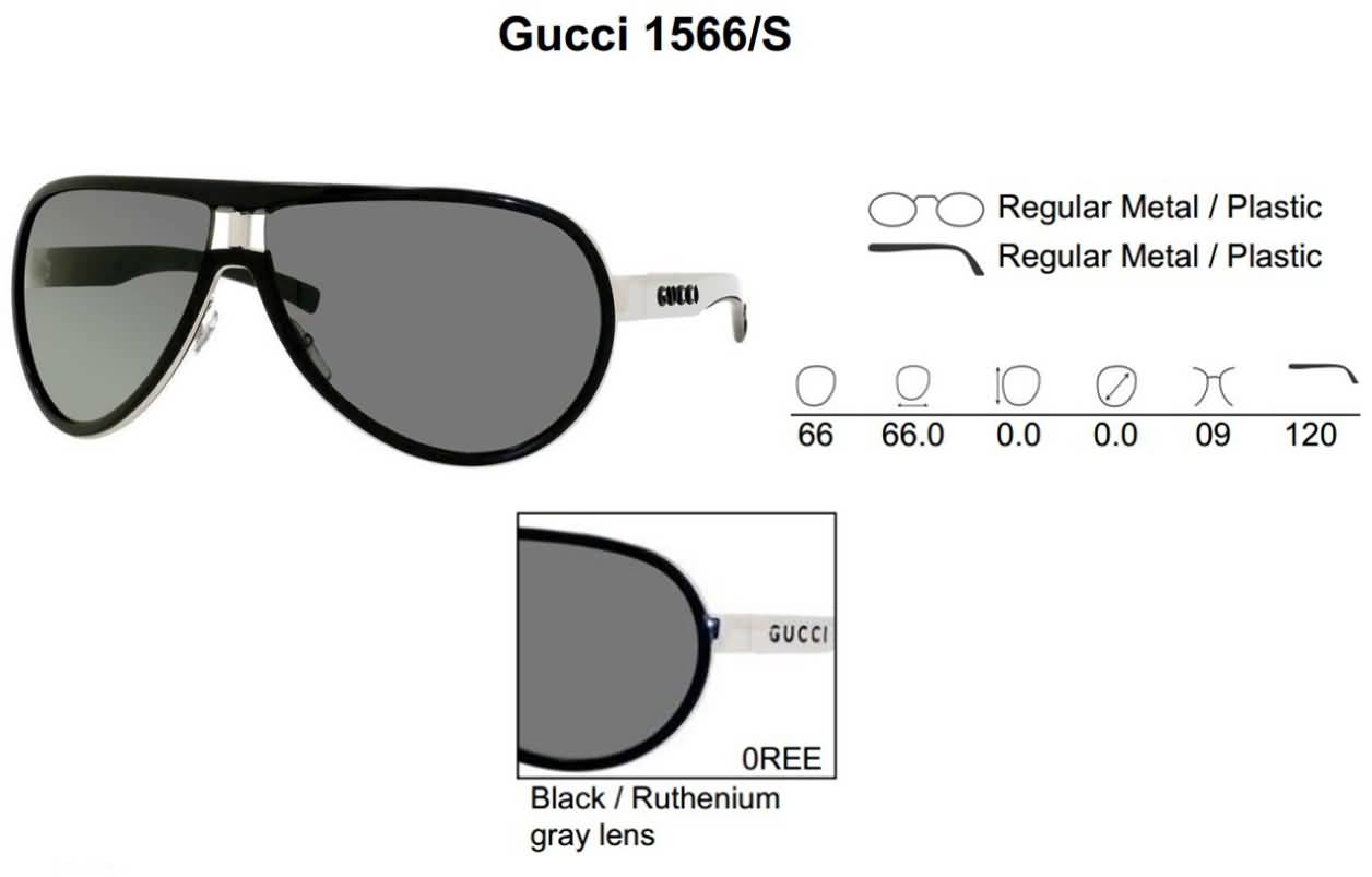 Gucci Eyewear Mens Aviator Shades Gradient Lenses Designers Sunglasses ...