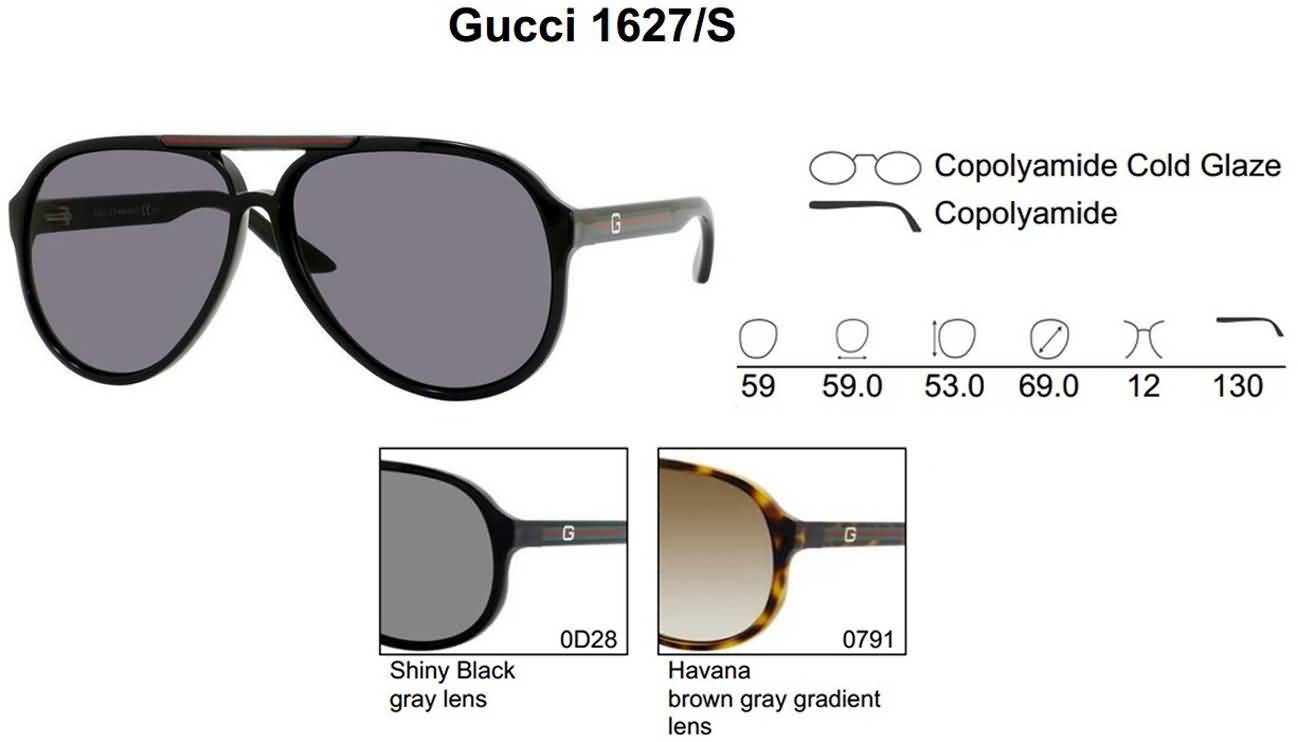 Gucci Eyewear Men's Aviator Fashion Sunglasses